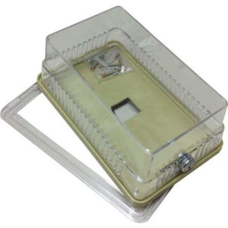 INTERNATIONAL REFRIGERATION PRODUCTS PSG Thermostat Guard Metal Hinged: 6.25"Hx4.75"Wx3"D BTG54VL